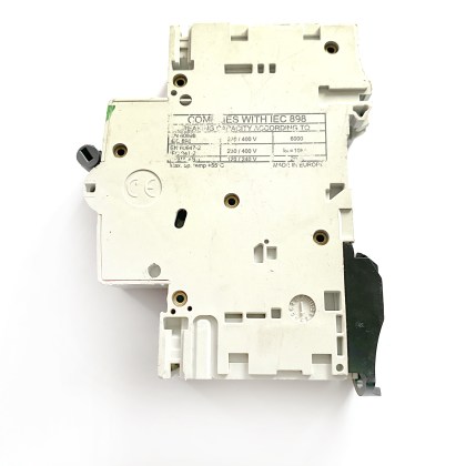 Crabtree 6FS20C Black Clip C20 20A 20 Amp MCB Circuit Breaker Type C